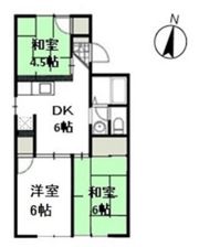 グリーンハイツ森安の間取り画像