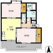 コーポフォーリーフ Aの間取り画像