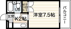 第2コーポ倉本の間取り画像