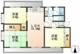 パレスブライトヒルズの間取り画像