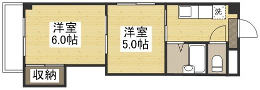 アスティオン鹿田の間取り画像