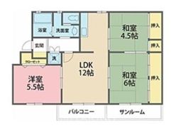 ソレイユ乾徳の間取り画像