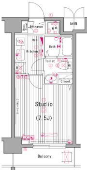 ガーラ横濱南の間取り画像