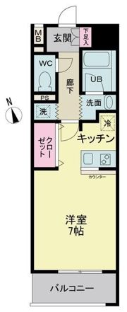 ブルージュの間取り画像