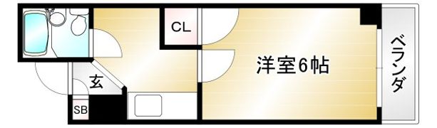 エバグリーンヴィラ堀川の間取り画像
