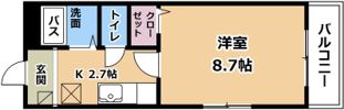 ハイツAsahiの間取り画像