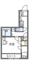 レオパレスMelodeyの間取り画像
