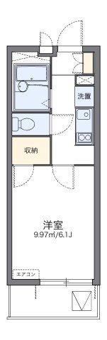レオパレスパンシーの間取り画像