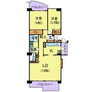 清新南ハイツ第二1-7号棟の間取り画像