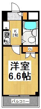 メゾンケイエヌの間取り画像