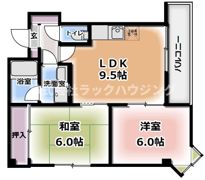 カルチェ・ダムール B棟の間取り画像