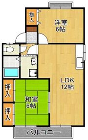 アヴニールK＆Sの間取り画像