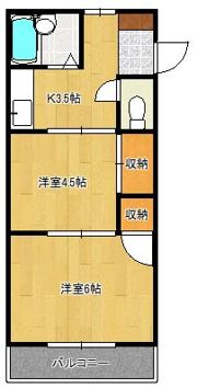 プレアール茶屋町の間取り画像