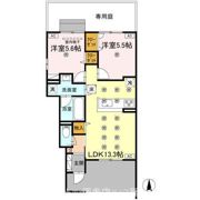 アヴェンセ B棟の間取り画像