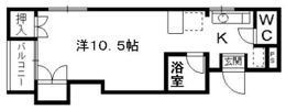 リバージュ黒髪の間取り画像