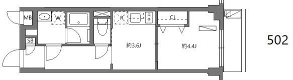 ワーフときわ台の間取り画像