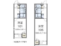 クレイノハピネスの間取り画像