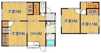 西小石町戸建の間取り画像