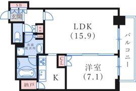 ジークレフ新神戸タワーの間取り画像