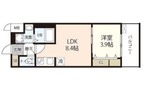 S-RESIDENCE表町の間取り画像