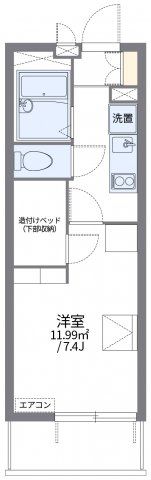 レオパレスラ ソワの間取り画像