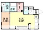 富山市向新庄町4丁目アパートB棟の間取り画像