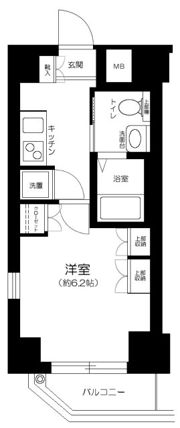 フェルクルール品川南の間取り画像