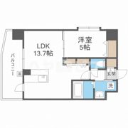 スプランディッド中之島WESTの間取り画像