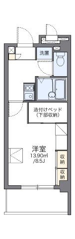 レオパレス小禄泉原當間の間取り画像