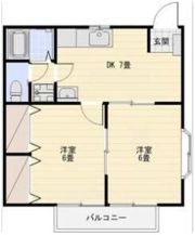 ファミール三和の間取り画像