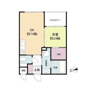 アリス・マナーガーデン谷町の間取り画像