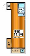 ハイム小竹の間取り画像