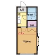 サンハイツ妻田Aの間取り画像