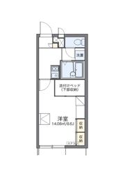 レオパレスルピナス高柳東町の間取り画像