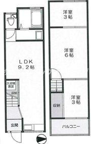 江瀬美町テラスの間取り画像