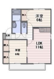 タッチアネックスA棟の間取り画像
