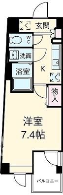 フェルクルールプレスト千住関屋の間取り画像