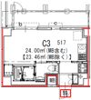 GENOVIA船橋の間取り画像