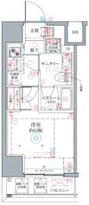 クレヴィスタ横浜関内Ⅱの間取り画像