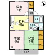 セジュール北浦 Aの間取り画像