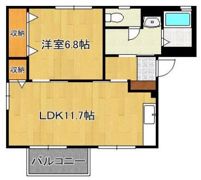 プラティーク葛原 A棟の間取り画像