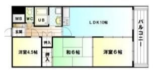 パレス東洋8号館の間取り画像