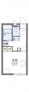 レオパレス東本町Ⅱの間取り画像