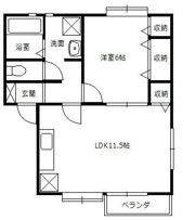 大杉ハウスⅢの間取り画像