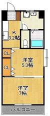 ウィングス片野IIの間取り画像