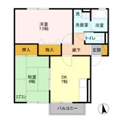 セジュール上冨居 Cの間取り画像