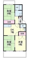 ウィンディホクエンIの間取り画像