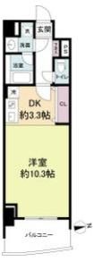 セレッソコート上本町EASTの間取り画像