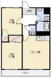 ヴィーブル宮の森南棟の間取り画像