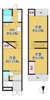 三箇6丁目テラスの間取り画像